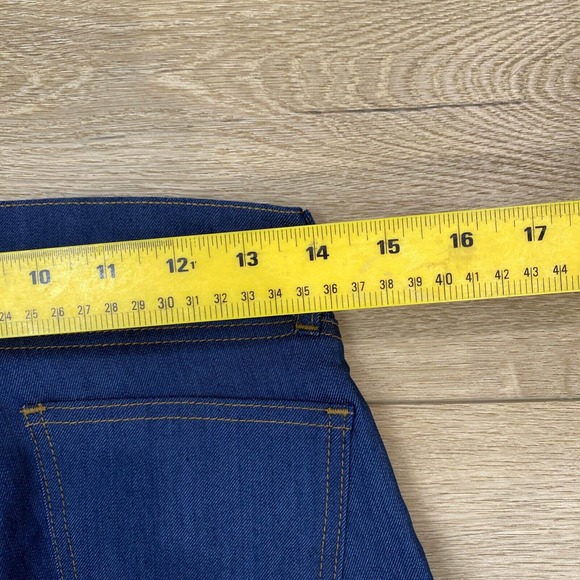 Blue Delta Jeans Women’s 28x27 Blue Stretch Handmade Custom RAW Denim USA $450 - Picture 9 of 10